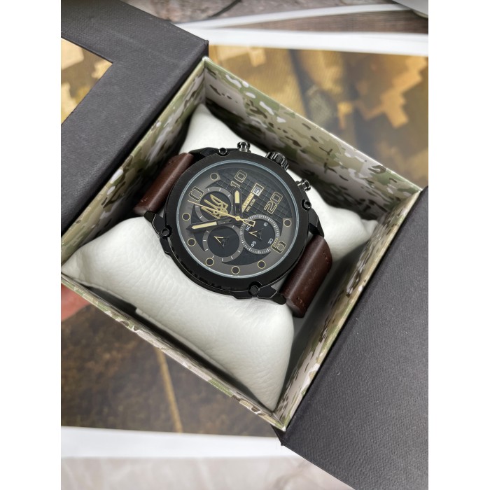 Наручний годинник Patriot 016BKBR Тризуб золото Чорні Кор.