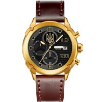 Patriot 016BKGD Тризуб золото Золото-Чорні + Коробка