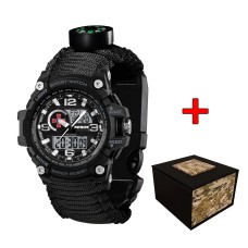 Patriot 012BKSU ЗСУ Чорні Паракордовий ремінець Black + Коробка