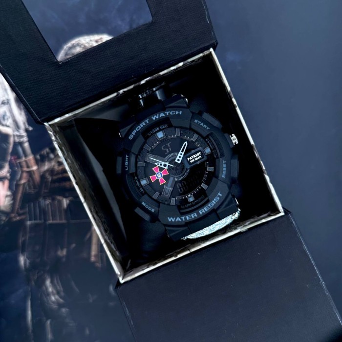 Patriot 005BKSU ЗСУ Чорні Паракордовий ремінець ACU + Коробка