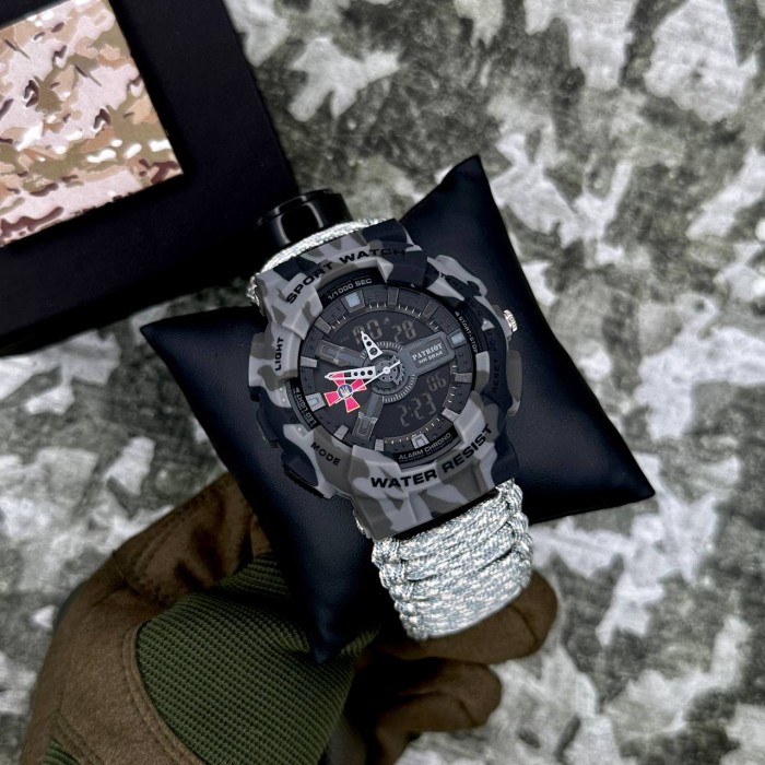 Наручний годинник Patriot 005CMGYSU ЗСУ - Сірий камуфляж