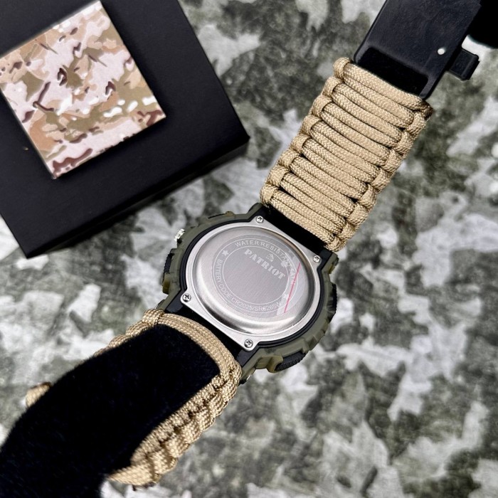 Patriot 005CMGRSU ЗСУ Зелений камуфляж Паракордовий ремінець Khaki + Коробка.