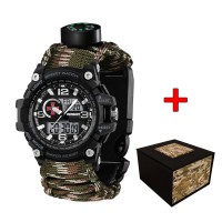 Patriot 012BKSU ЗСУ Чорні Паракордовий ремінець Camo Green + Коробка