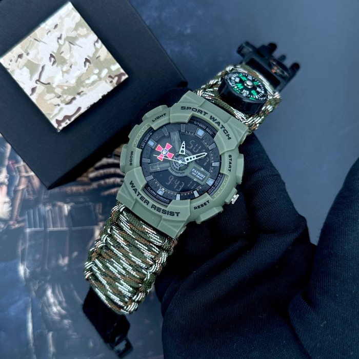 Patriot 005AGSU ЗСУ Паракордовий ремінець Camo Green + Коробка