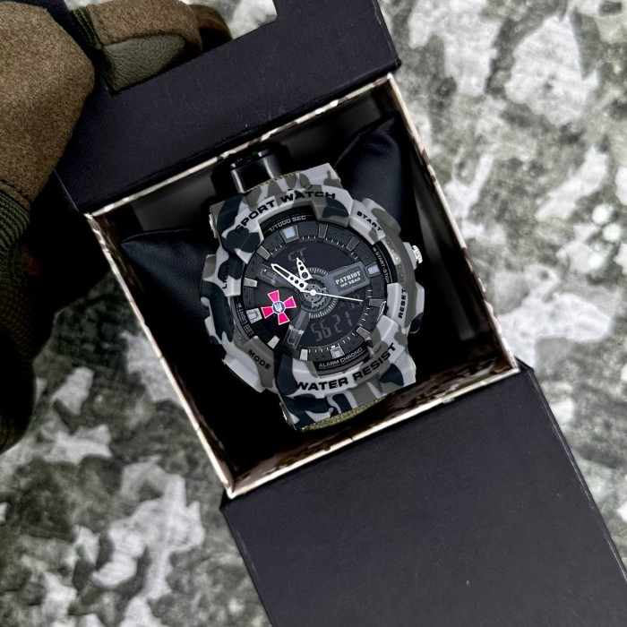 Patriot 005CMGYSU ЗСУ Сірий камуфляж Паракордовий ремінець Army Green + Коробка