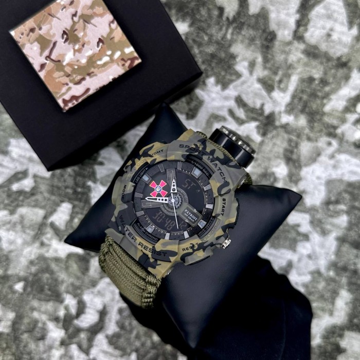 Patriot 005CMGRSU ЗСУ Зелений камуфляж Паракордовий ремінець Army Green + Коробка.