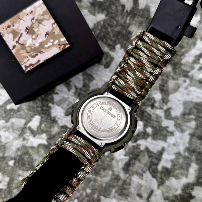 Patriot 005CMGRSU ЗСУ Зелений камуфляж Паракордовий ремінець Camo Green + Коробка.