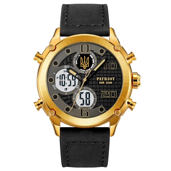 Patriot 017GDBK Тризуб золото Gold-Black.