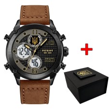 Patriot 017BKBR Тризуб золото Black-Brown