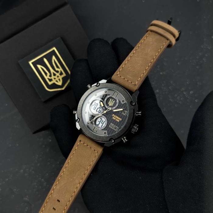 Patriot 017BKBR Тризуб золото Black-Brown