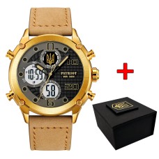 Patriot 017 Тризуб Золото Gold Light Brown