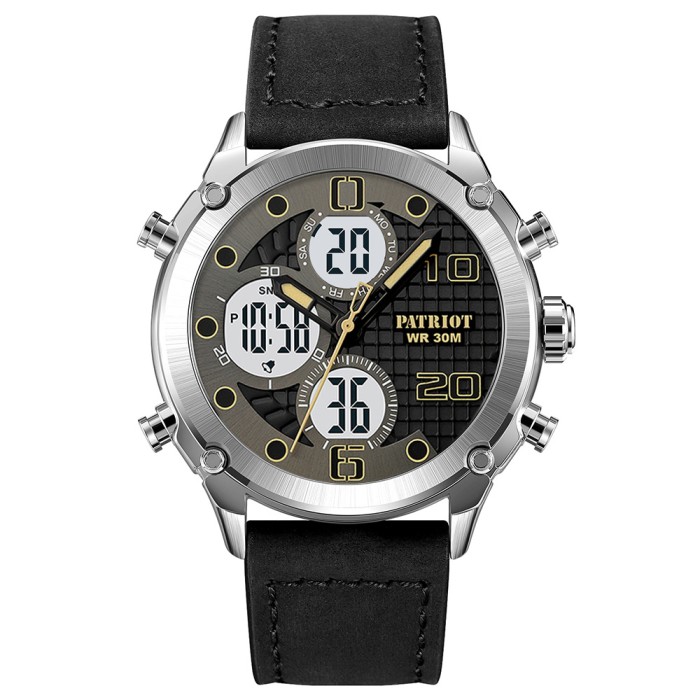 Patriot 017LSIWT Silver-White Leather