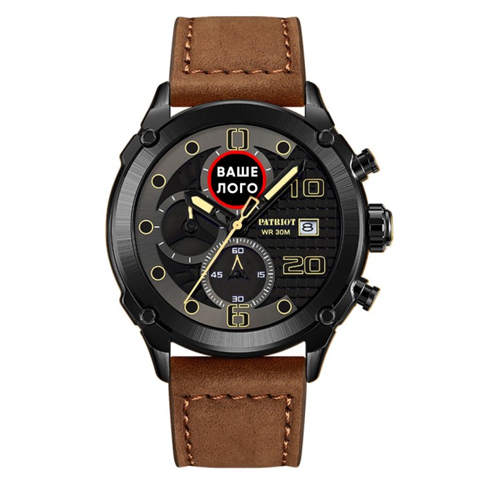Patriot 016 Ваше Лого Black-Brown