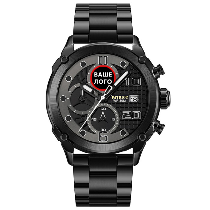 Patriot 016 Ваше Лого Black-Black Steel