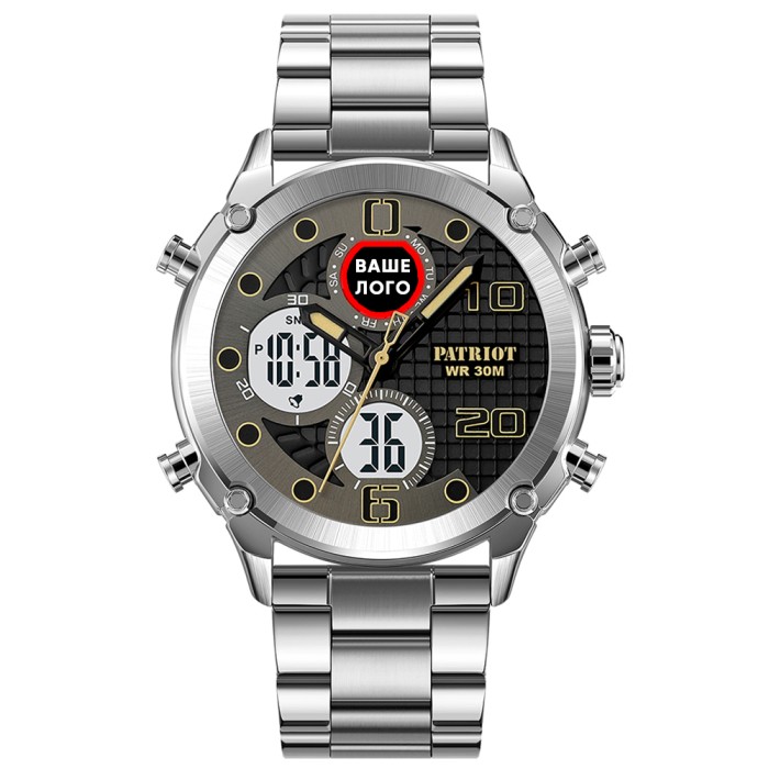 Patriot 017 Ваше Лого Silver-White Steel