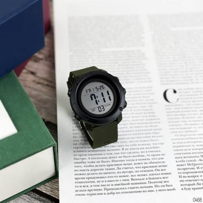 Skmei 1426AGWT Army Green-White