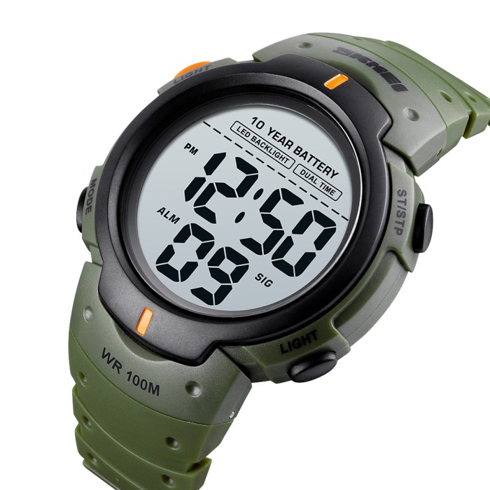 Skmei 1560 Green-Orange