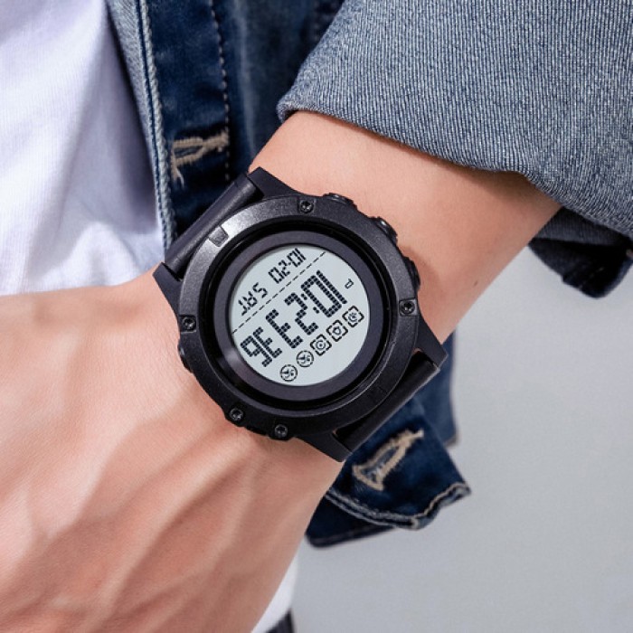 Годинник Skmei 1727 Black – Спортивний Чоловічий Аксесуар