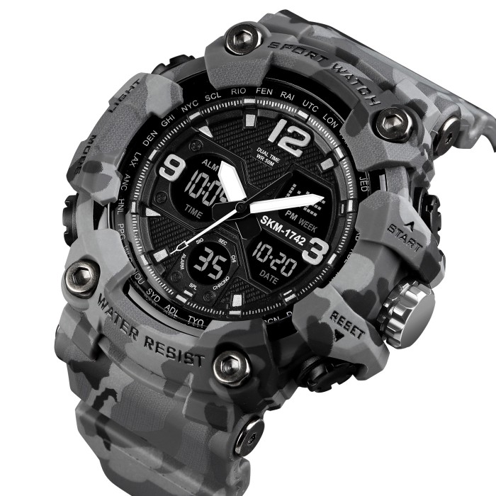 Skmei 1742 Gray Military. SALE