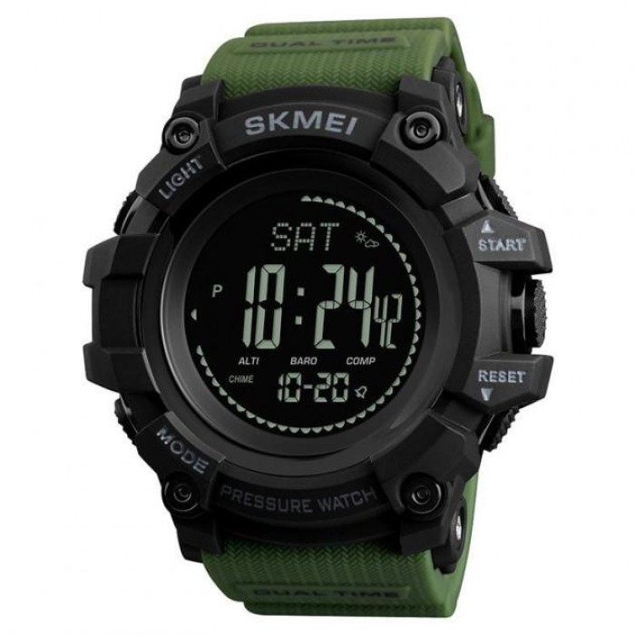 Розумний годинник Skmei 1358AG Army Green з компасом