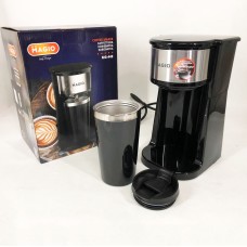 Кавоварка Magio MG-449 з термостаканом, Кавоварка для будинку, Кавомашина домашня