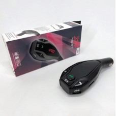 Автомобільний трансмітер FM MOD. X7 BT модулятор Bluetooth Золотий, ФМ модулятор у машину. Колір: чорний