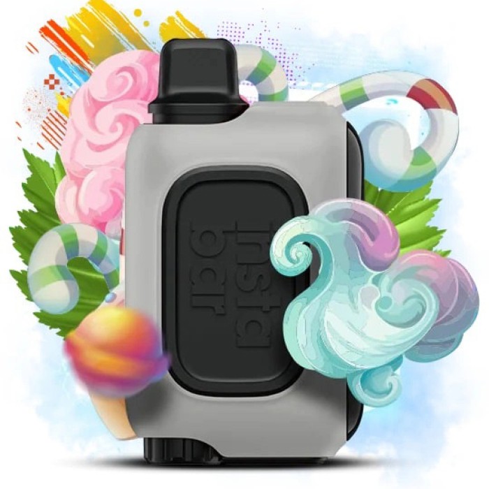 InstaBar WT20000. Синя Солодка Вата (Blue Cotton Candy)