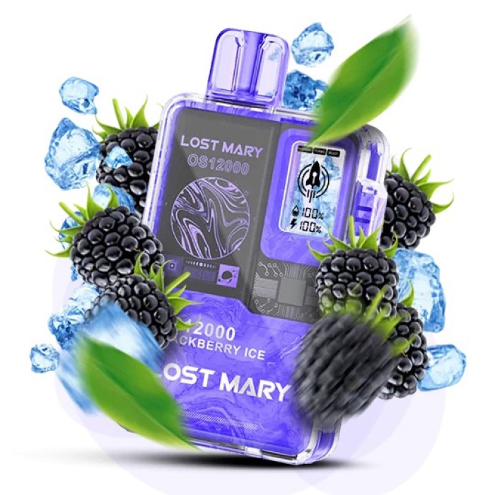 Lost Mary OS12000. Ожина (Blackberry Ice)