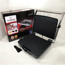 Гриль прискань Crownberg CB-1067, Eлектричний контактний гриль для будинку з терморегулятором 2000Вт