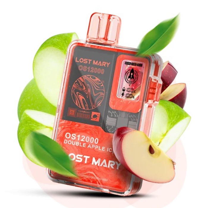 Lost Mary OS12000. Яблуко (Double Apple Ice)