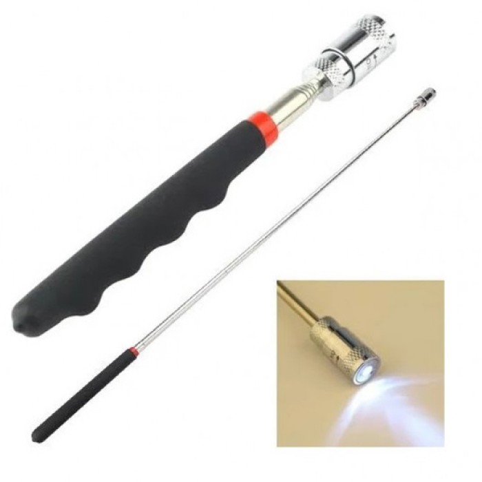 Телескопічний магніт з підсвічуванням для вилучення з важкодоступних місць 19-80 см