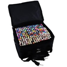 Набір маркерів скетч для малювання Touch 262 шт двосторонні професійні фломастери з чохлом