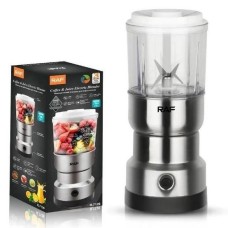 Кавомолка - блендер RAF R.7126 із нержавіючої сталі 300 Вт подрібнювач кавових зерен фруктів