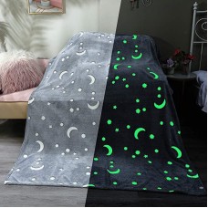 Ковдра із зірками світиться в темряві, Плед-покривало з магічним ефектом, Плед на подарунок