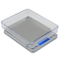 Ваги ювелірні Domotec MS-1729B електронні з 2-ма чашами 0,01-500 гр, Кишенькові ваги для золота