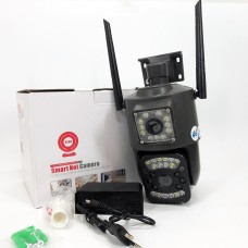 Вулична IP камера 4G/Wi-Fi з двома лінзами SC03 V380pro 4 Mп, Відеокамера з цифровим зумом та мікрофоном