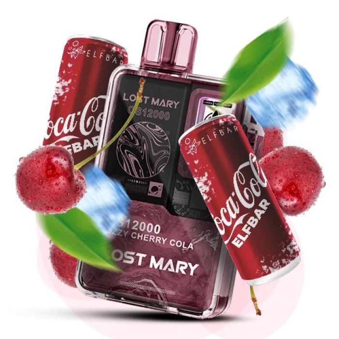 Lost Mary OS12000. Газована Вишнева Кола (Fizzy Cherry Cola)