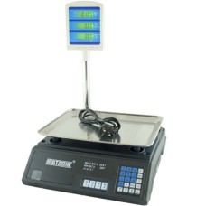 Ваги товарні Matarix MX-411+ на 50 кг, Ваги торговельні з табло, Ваги торговельні настільні зі стійкою