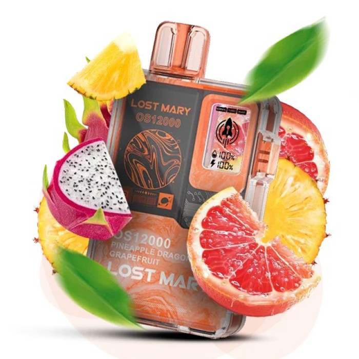 Lost Mary OS12000. Ананас Драконів фрукт Грейпфрут (Pineapple Dragonfruit Grapefruit)
